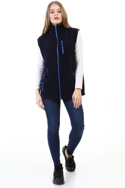 North Trace Hurricane Kadın Polar Yelek LACİVERT - XL