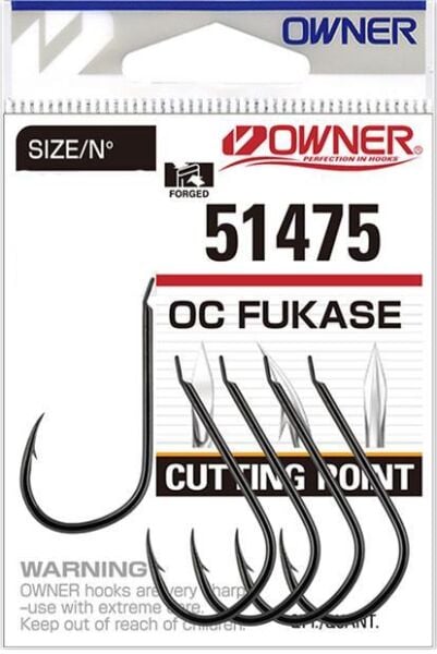 Owner Cut Fukase Black Chrome Olta İğnesi BLACK - NO:6/0