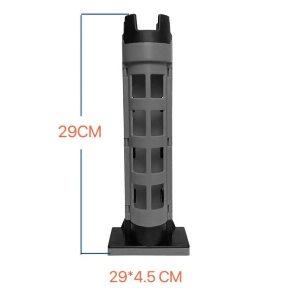 Shufa Çift Katlı Ekstra Dayanıklı Profesyonel Balıkçı Kutu Çanta 12 Lt GRİ