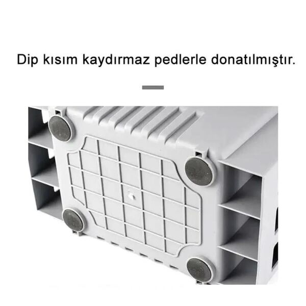 Shufa Çift Katlı Ekstra Dayanıklı Profesyonel Balıkçı Kutu Çanta 12 Lt GRİ