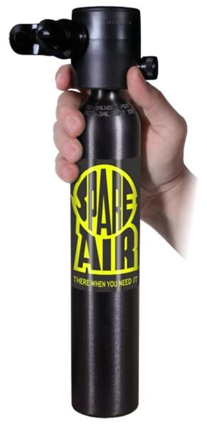 Spare Air Yedek Hava Kaynağı Siyah (Monometreli)