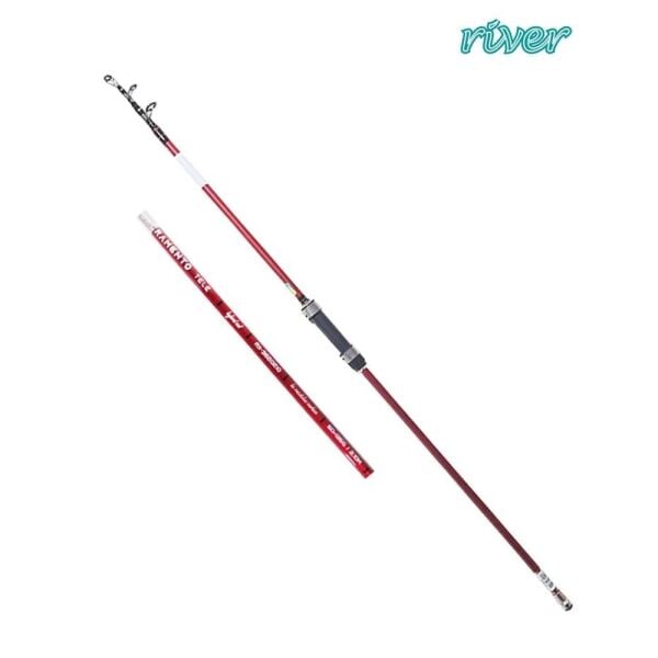 River Sacramento Tele Hybrid 60-135G Karbon Olta Kamışı KIRMIZI - 180 Cm