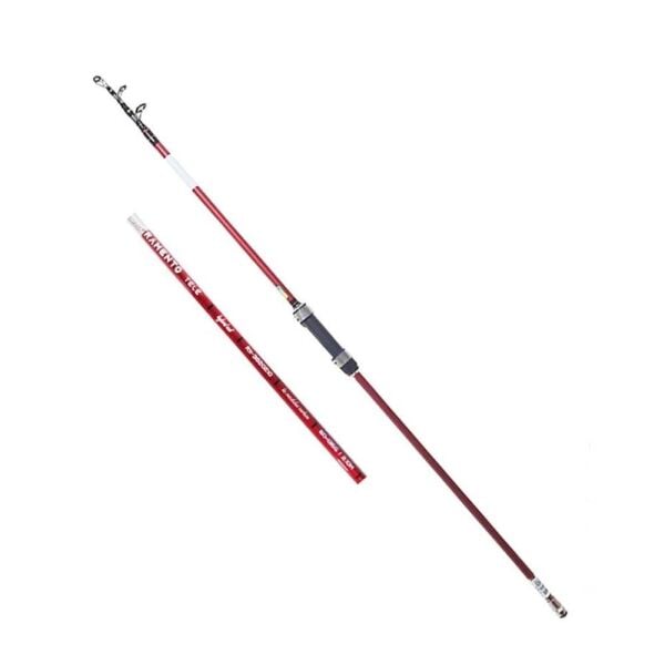 River Sacramento Tele Hybrid 60-135G Karbon Olta Kamışı KIRMIZI - 180 Cm