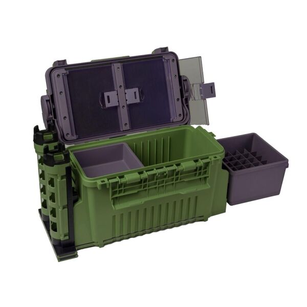 Shufa Çift Katlı Ekstra Dayanıklı Profesyonel Balıkçı Kutu Çanta 19.5 Lt HAKİ