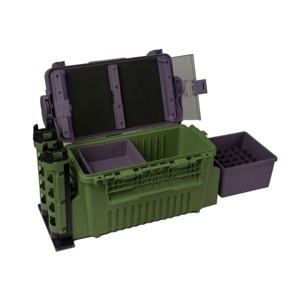 Shufa Çift Katlı Ekstra Dayanıklı Profesyonel Balıkçı Kutu Çanta 19.5 Lt HAKİ