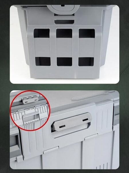 Shufa Çift Katlı Ekstra Dayanıklı Profesyonel Balıkçı Kutu Çanta 19.5 Lt HAKİ