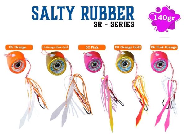 Fujin Salty Rubber 140 gr SR Serisi Tai Rubber Set