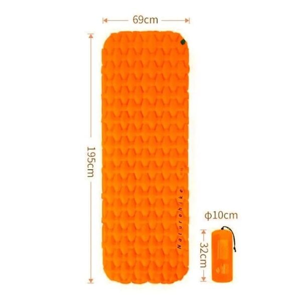 Naturehike FC-10 Infatable Şişme Kamp Matı ORANGE