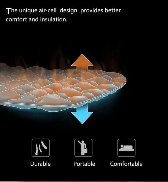 Naturehike FC-10 Infatable Şişme Kamp Matı ORANGE