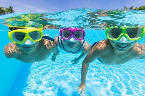 Bestway Explora Essential Yüzücü Maskesi PEMBE