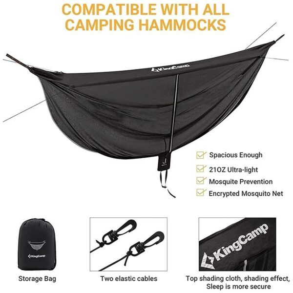 KingCamp Phillip Siyah Hamak