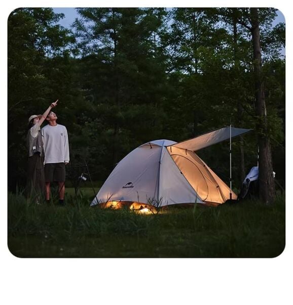 Naturehike Cloud-Creek UPF50+ Kamp Çadırı WHİTE - 2 Kişilik