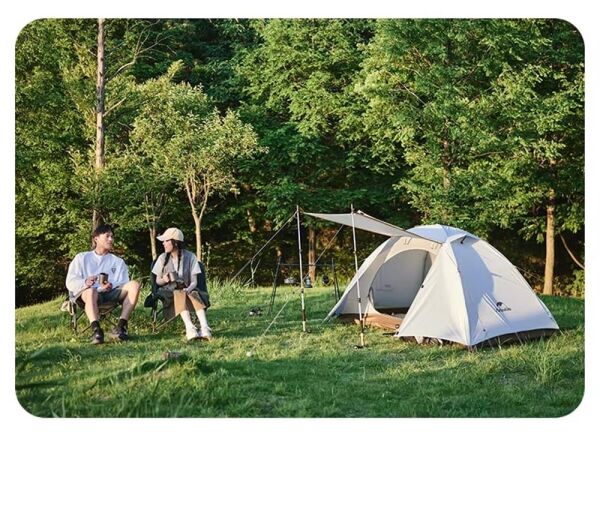 Naturehike Cloud-Creek UPF50+ Kamp Çadırı WHİTE - 3 Kişilik
