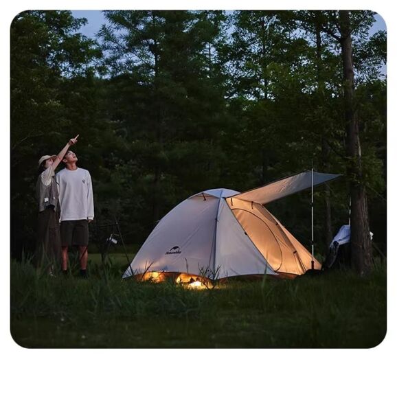 Naturehike Cloud-Creek UPF50+ Kamp Çadırı WHİTE - 3 Kişilik