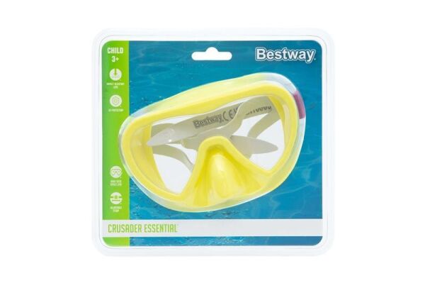 Bestway Crusader Essential Yüzücü Maskesi Sarı