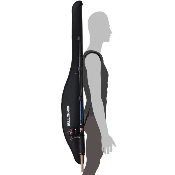 Bullshark Fonksiyonel Makine Bölmeli Bazuka Kamış Çantası 150 cm Siyah SİYAH