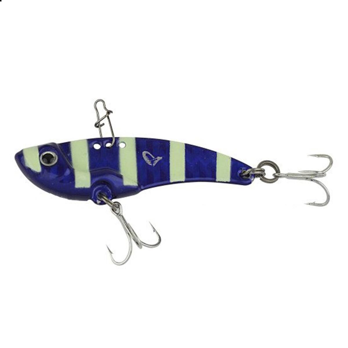 Savage Gear 3D VİB Blade 3.5Cm 4Gr Jig Yem PURPLE ZEBRA GLOW
