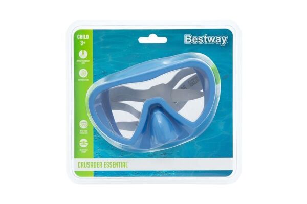Bestway Crusader Essential Yüzücü Maskesi MAVİ