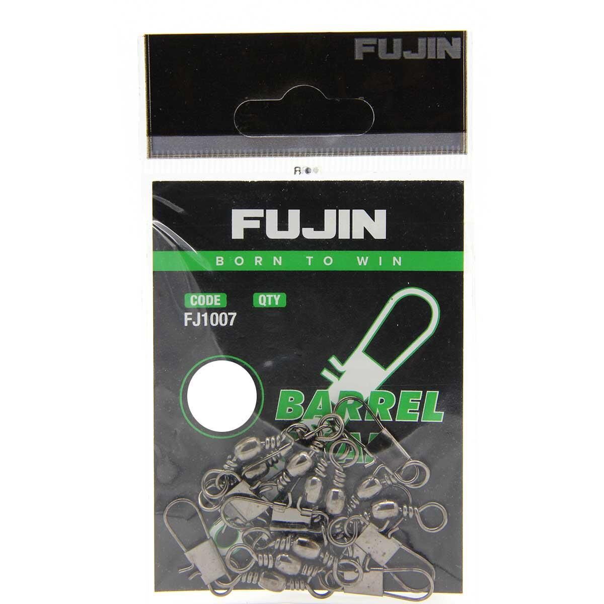 Fujin Barrel Snap Black Nikel Klipsli Fırdöndü NO:2/0 - Black Nickel