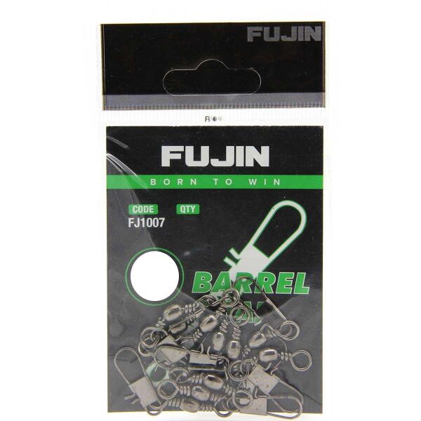 Fujin Barrel Snap Black Nikel Klipsli Fırdöndü NO:2/0 - Black Nickel