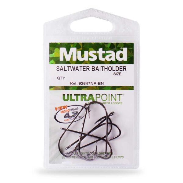 Mustad 92647NP-BN Olta İğnesi Black Nickel - NO:1/0