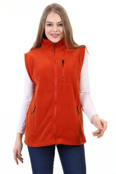 North Trace Hurricane Kadın Polar Yelek Kiremit - M