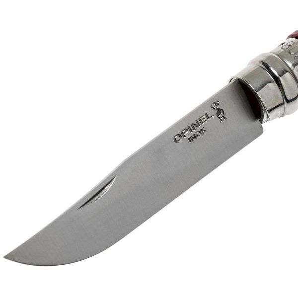 Opinel Inox Trekking No 8 Paslanmaz Çelik Çakı BORDO