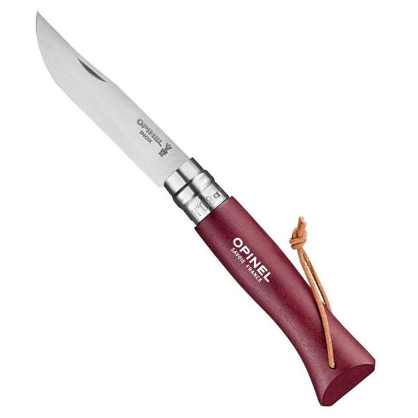 Opinel Inox Trekking No 8 Paslanmaz Çelik Çakı BORDO