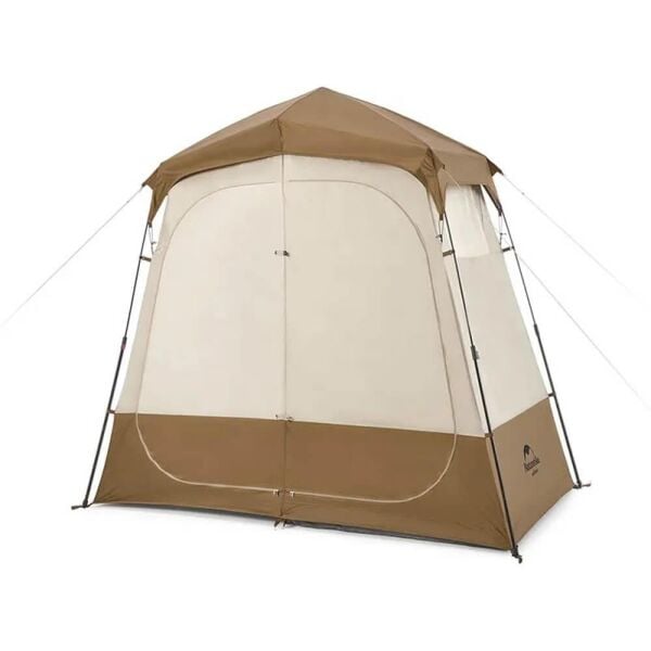 Naturehike WC & Duş & Giyinme Çadırı [ Otomatik Kurulum - İki Odalı ] BROWN