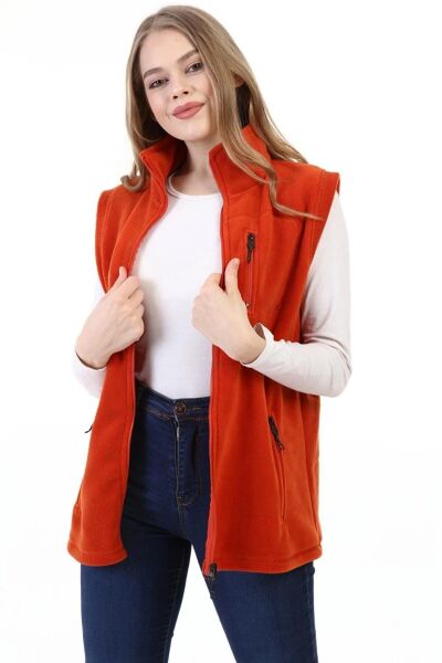 North Trace Hurricane Kadın Polar Yelek Kiremit - S