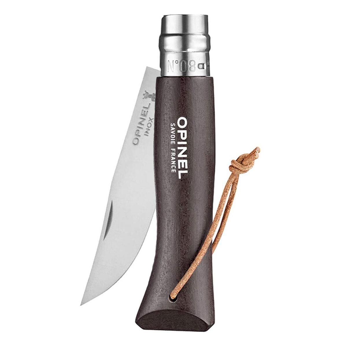 Opinel Inox Trekking No 8 Paslanmaz Çelik Çakı KAHVERENGİ