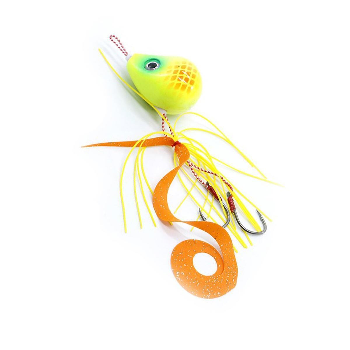 Fujin Rock'n Rubber 120gr Tai Rubber Set Jig Yem Zombie Green Eye