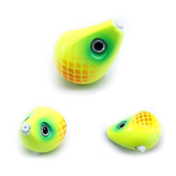 Fujin Rock'n Rubber 120gr Tai Rubber Set Jig Yem Zombie Green Eye