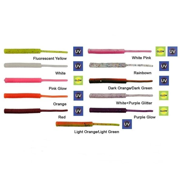 Kendo Fire Worm Shrimp Scent 5cm Lrf Silikon Yem