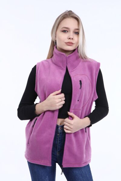 North Trace Hurricane Kadın Polar Yelek LİLA - 2XL