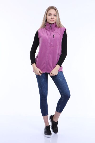 North Trace Hurricane Kadın Polar Yelek LİLA - 2XL