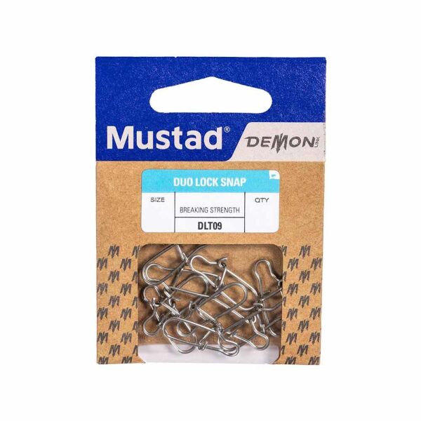 Mustad Demon DLT09 Çift Kilitli Klips NO:00