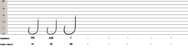 Ryobi Kairyo RY-1069 Black Nickel Olta İğnesi