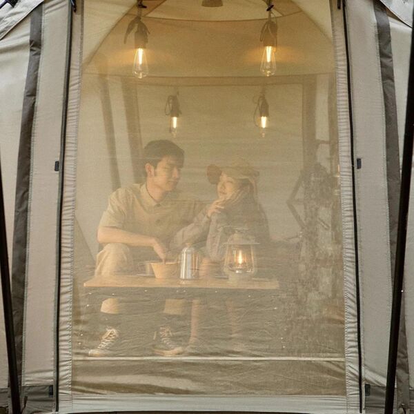 Naturehike Glamping UPF50+ Aries Beta 4-6 Kişilik Tünel Çadır Khaki