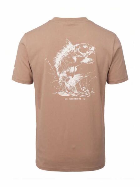 Shimano Carp T-Shirt BROWN - XL