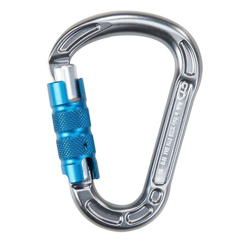 Climbing Technology Concept Twist Lock Karabina Grey/Blue