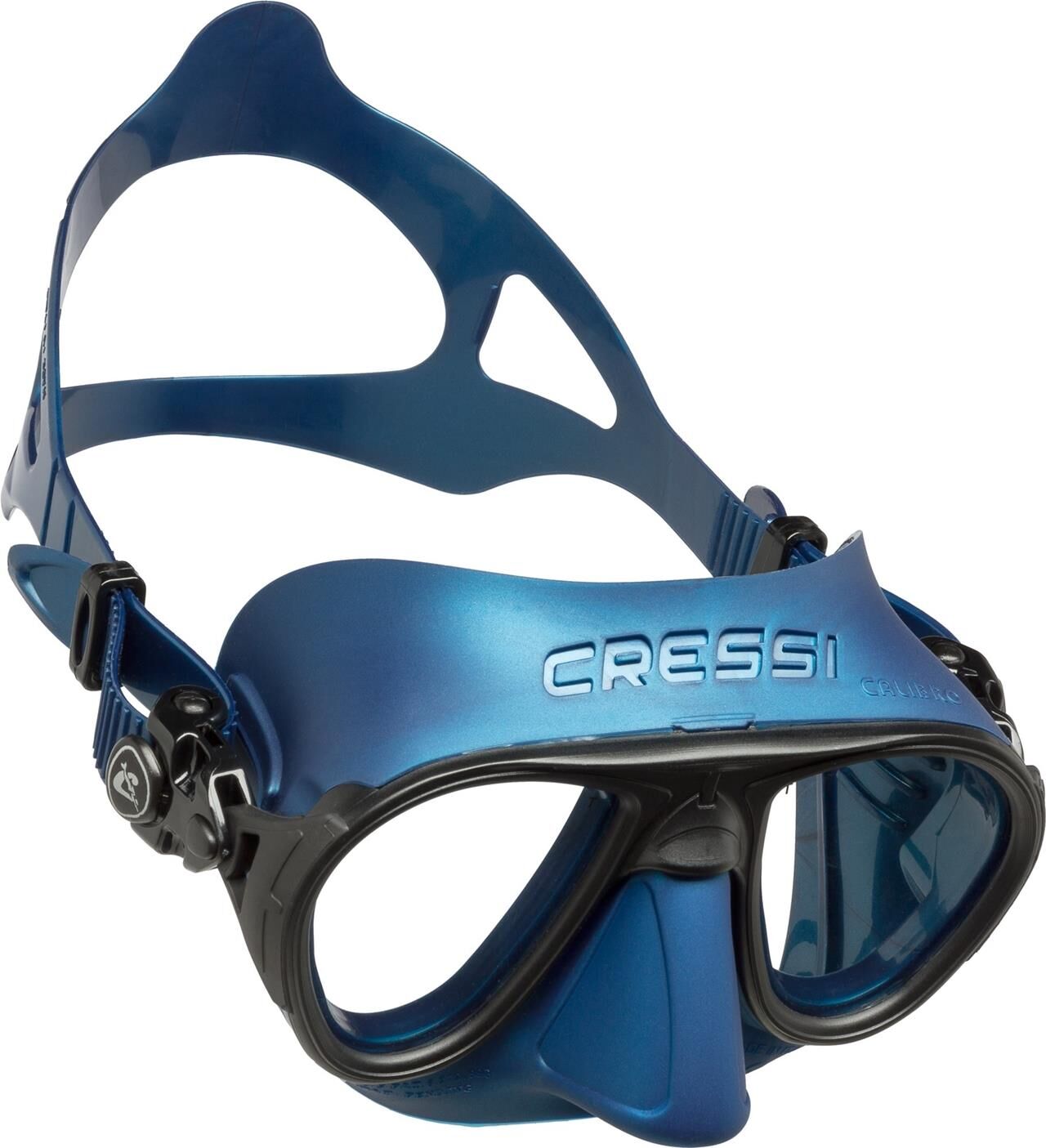 Cressi Calibro Dalış Maskesi CLEAR-BLUE NERY-BLACK