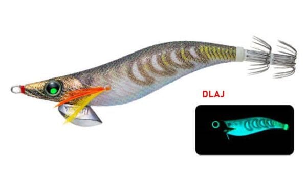 Yozuri Aurie-Q Search Double WGlow Squid Jig 12 cm 15 gr Kalamar Zokası DLPU