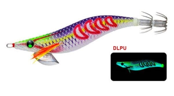Yozuri Aurie-Q Search Double WGlow Squid Jig 12 cm 15 gr Kalamar Zokası DLPU