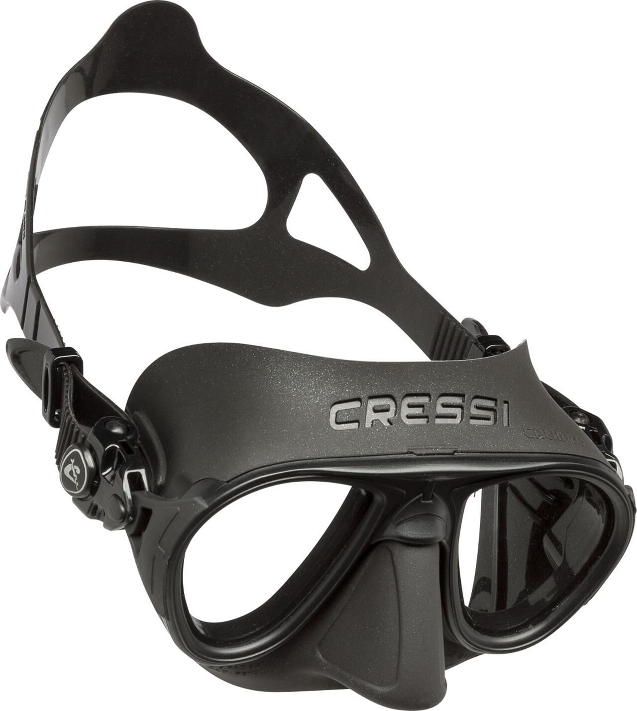 Cressi Calibro Dalış Maskesi BLACK-BLACK