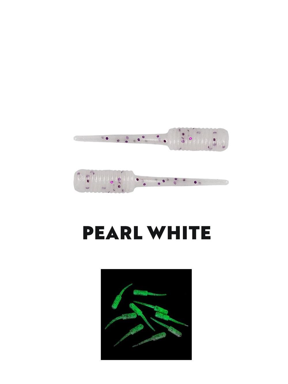 Fujin Baby FRY 2,7cm LRF Silikon Yem Pearl White Glow