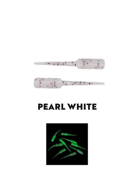 Fujin Baby FRY 2,7cm LRF Silikon Yem Pearl White Glow