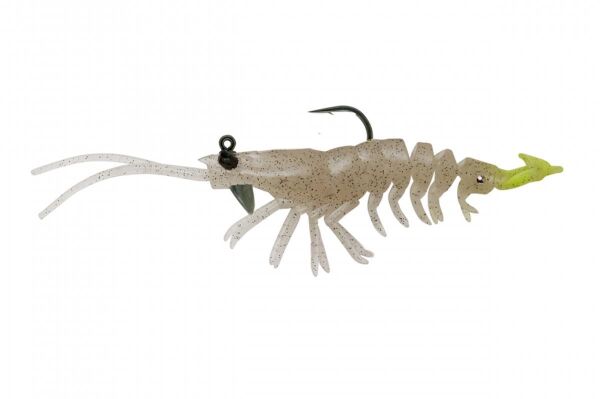 Savage Gear 3D Shrimp RTF 9 cm 7 gr Sinking Silikon Karides Yem (2 Adet) GLOW