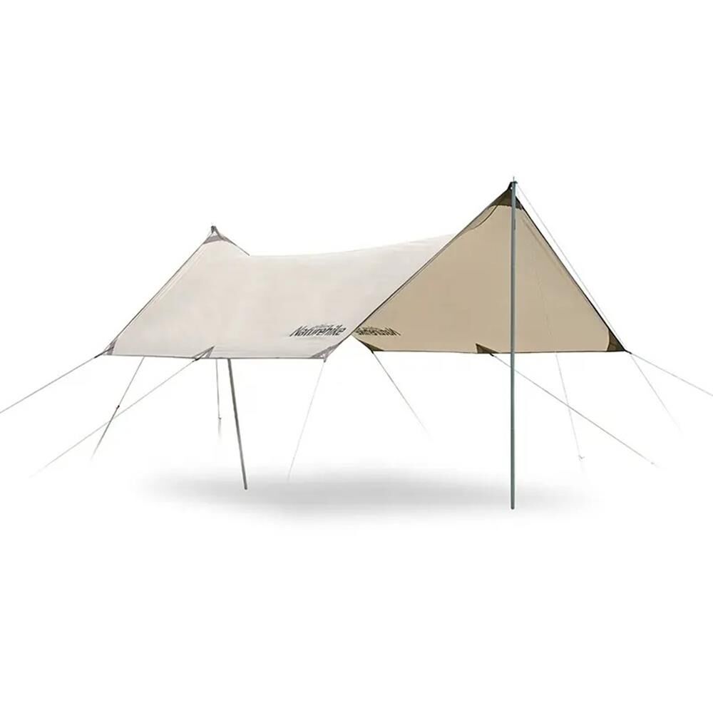 Naturehike Hexagon Glamping 3x4.8 mt Tarp [Güneş ve Rüzgar Koruma Tentesi] Quicksand Gold