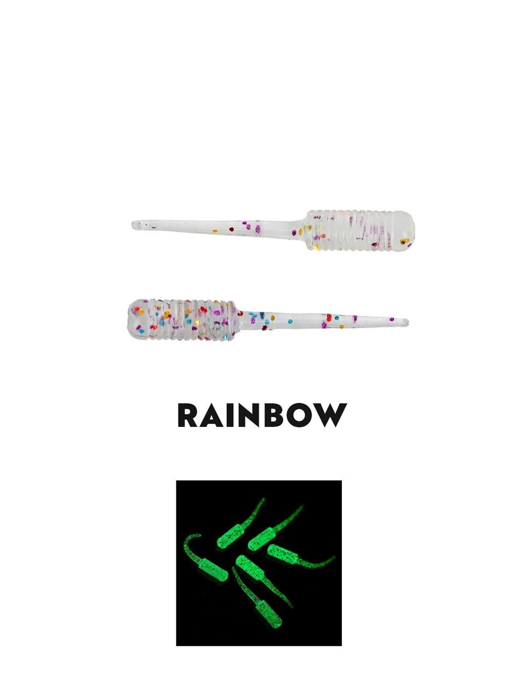 Fujin Baby FRY 2,7cm LRF Silikon Yem Rainbow Glitter